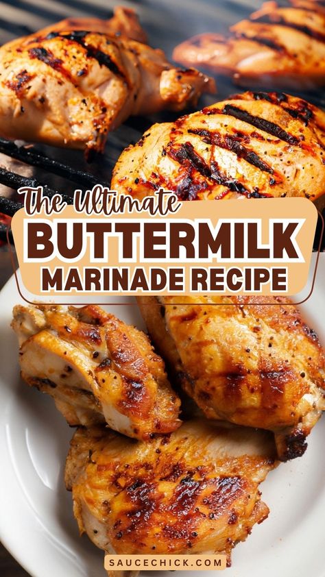 Buttermilk marinade Recipe Tender Chicken Marinade, Chicken In Buttermilk Recipes, Chicken Marinade With Buttermilk, Buttermilk Chicken Brine, Chicken Recipes With Buttermilk, Buttermilk Marinated Chicken Oven Baked, Chicken In Buttermilk Marinade, Chicken Marinated In Buttermilk, Buttermilk Recipes Chicken