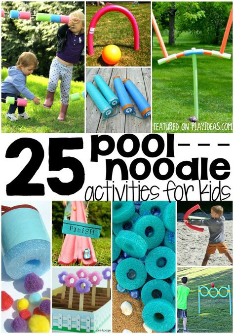 super cool pool noodle activities for kids Pool Noodle Activities, Noodle Games, Pool Noodle Games, Noodle Ideas, Noodle Crafts, Noodles Ideas, Pool Noodle Crafts, Activities Outdoor, Games Outdoor