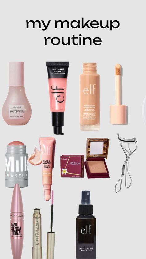 Simple Makeup Items, Basic Makeup Kit Natural, Clean Makeup Brands At Ulta, Beginner Makeup Kit Natural, Clean Girl Makeup Products Drugstore, Makeup Essentials For Beginners, Makeup Products Shuffle, Makeup Game, Pretty Skin Care