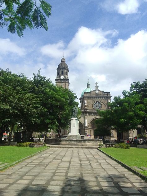 Intramuros, Manila Manila Cathedral, Intramuros Manila, Moral Stories, Picture Captions, Manila, Vision Board, House Styles, Travel, Quick Saves