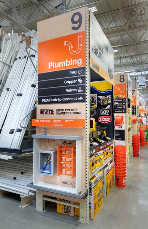 Hardware Store Layout, Hardware Store Design Interiors, Hardware Store Design, Interior Shop Display, Home Depot Store, Retail Design Display, Retail Store Interior Design, Warehouse Design, Supermarket Design