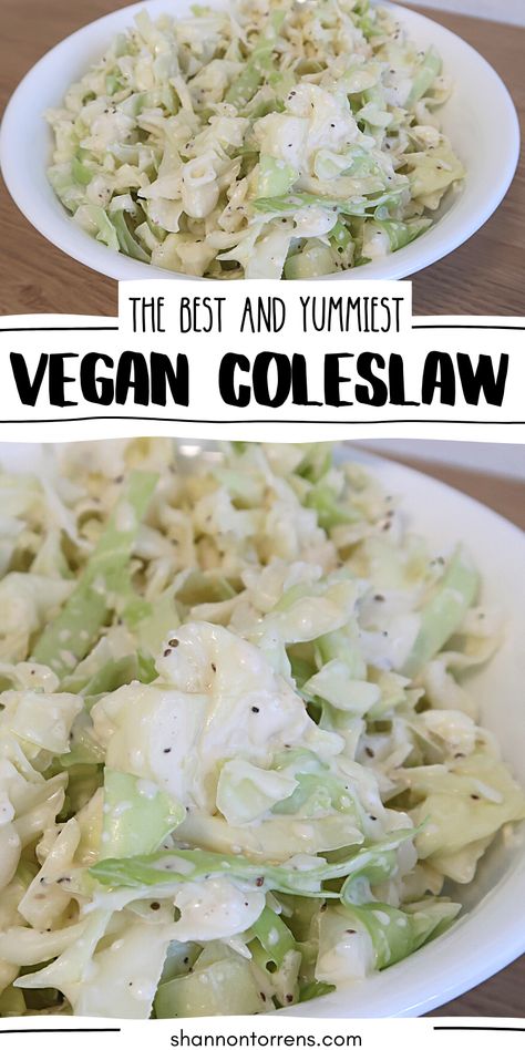 Vegan Coleslaw Dressing Vegan Coleslaw Recipe, Coleslaw Dressing Recipe, Heath Food, Fresh Salsa Recipe, Vegan Coleslaw, Vegan Enchiladas, Coleslaw Dressing, Coleslaw Recipe, Fresh Salsa