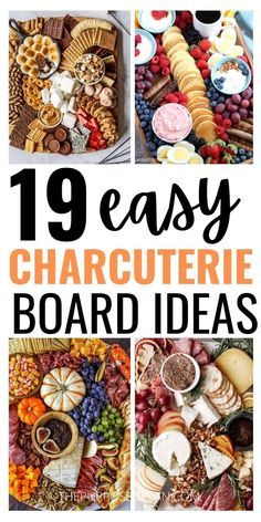 19 Simple Charcuterie boards for every occasion + How to make a charcuterie board and what to include Easy Charcuterie Board Ideas, Easy Charcuterie Board, Easy Charcuterie, Halloween Appetizers Easy, Plateau Charcuterie, Charcuterie Board Ideas, Kreative Snacks, Fingerfood Party, Decorações Com Comidas