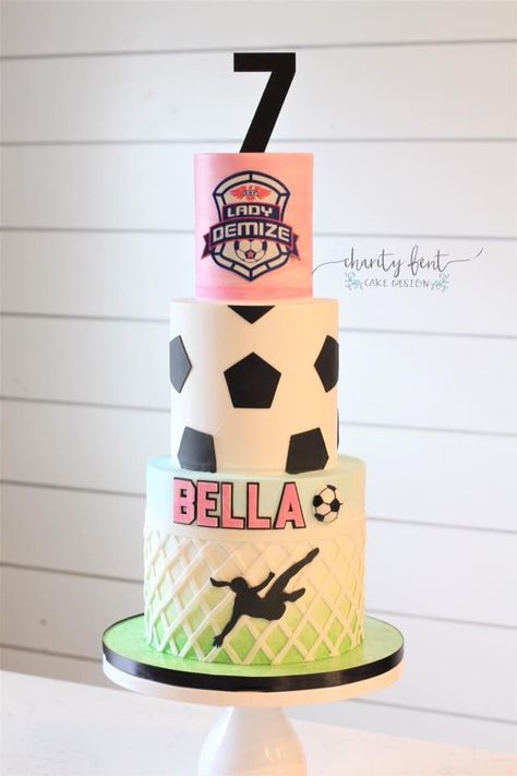 Beatles Cake, Football Themed Cakes, Soccer Theme Parties, Soccer Birthday Cakes, Soccer Cake, Minnie Cake, Soccer Stuff, Sport Cakes, Football Cake