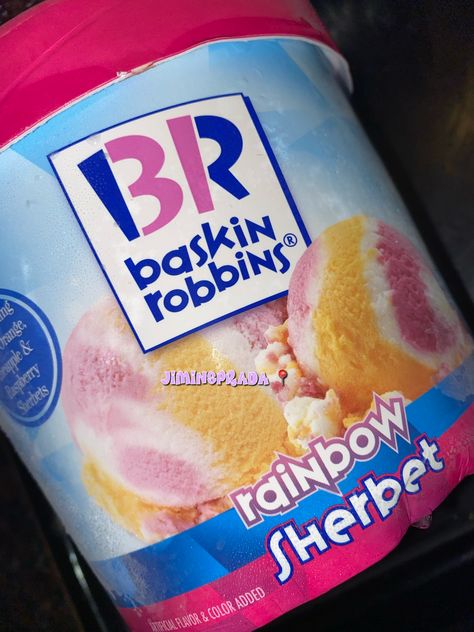 Rainbow Sherbet Ice Cream, Royalty Dr, Baskin Robbins Ice Cream, Sherbet Ice Cream, Marlene Mckinnon, Rainbow Sherbet, Baskin Robbins, Raspberry, Royalty