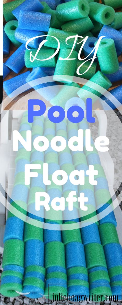 DIY Pool Noodle Raft. For floating and swimming in a pool or lake. I designed this DIY Pool Noodle Float Raft using cut sections of pool noodles.  This raft is easy and cheap to make plus you can customize it to your own design and color tastes. Kids can help too and plan out their own rafts so everyone in the family can have their own personally styled noodle raft. Summer craft. affiliate links. Diy Raft Boat, Pool Noodle Float, Gabe The Dog, Dog Pool Floats, Noodle Float, Pool Raft, Noodles Ideas, Pool Noodle Crafts, Lake Swimming