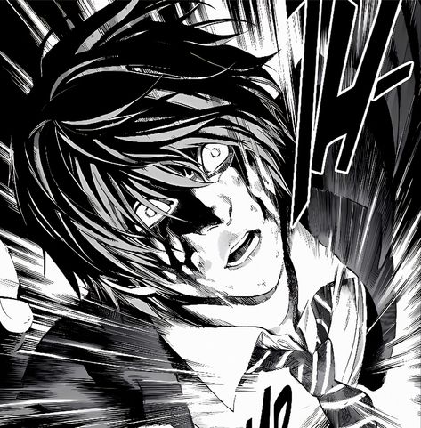 Goth Playlist, Light Yagami, Anime Character, Black And White, Hair, Anime, White, Black