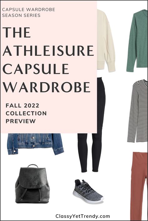 Fall 2022 Capsule Wardrobe, Winter Athleisure Outfits, 2022 Capsule Wardrobe, Athleisure Outfits Winter, Athleisure Outfits Fall, Outfit Calendar, Athleisure Capsule Wardrobe, Athleisure Capsule, 16 Outfits