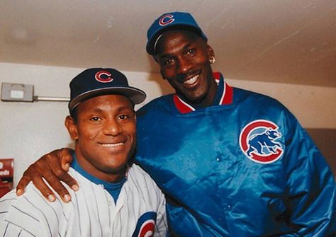 Hardwood Fames™ on Instagram: “#tbt - Congratulations to the Chicago Cubs!!! ⚾🏀” Road Trip Outfits, Michael Jordan Baseball, Charismatic Personality, Michael Jordan Photos, Chicago Sports Teams, Sammy Sosa, Cubs Win, Michael Jordan Basketball, Chicago Cubs Baseball