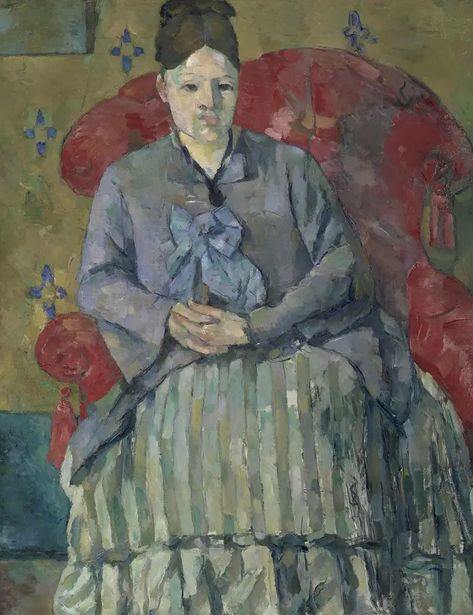 Cézanne Portraits at the National Portrait Gallery: How one artist changed everything | London Evening Standard Cezanne Portraits, Paul Cezanne Paintings, Cezanne Art, Red Armchair, Istoria Artei, Berthe Morisot, Georges Seurat, Edouard Manet, Camille Pissarro