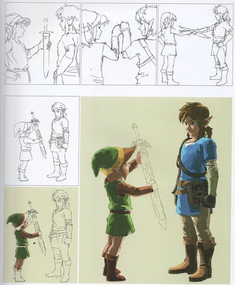 Zelda Gif World on Twitter: "Official Nintendo concept art 🖼 for The Legend of Zelda: Breath of the Wild 🏔… " Hylian Tunic, Wild Book, Wild Art, Zelda Breath Of The Wild, Book Works, Nintendo Art, Travel Tech, Zelda Art, Legend Of Zelda Breath