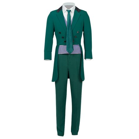 PRICES MAY VARY. Include: shirt, vest, jacket, pants, tie. Material: Made by high quality polyester. Size: US Men Size. Please refer to our size chart carefully before place the order. Occasions: Perfect for Halloween, Ball Gown, Drama, School Performance, Masquerade, Birthday Party, fancy dress party etc. Men's Haunted Mansion Cosplay Costume Butler inspired Outfit Halloween Ghost Costume Please note below size is body size, we will add extra tolerance on it.   Men S size  height:65-67'' chest Butler Costume, Haunted Mansion Costume, Batman Costume Diy, Coraline Costume, Halloween Costumes For Sale, Dalmatian Costume, Halloween Costume Store, Ghost Halloween Costume, Chicago Outfit