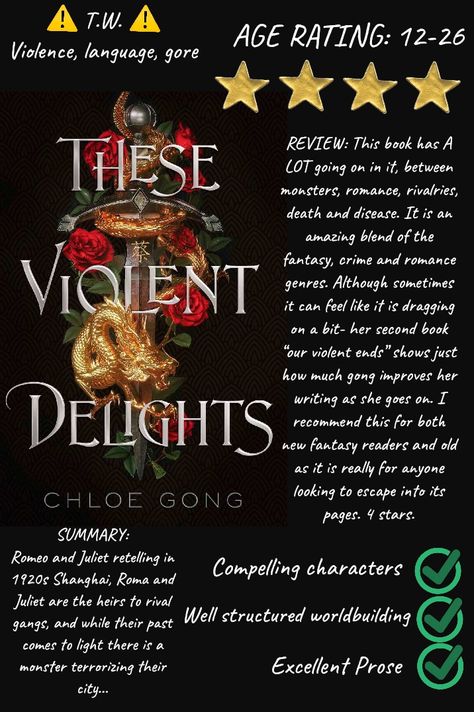 These Violent Delights- Review These Violent Delights, Book Recs, Book Reviews, Book Review, Books To Read, Chloe, Books, Quick Saves