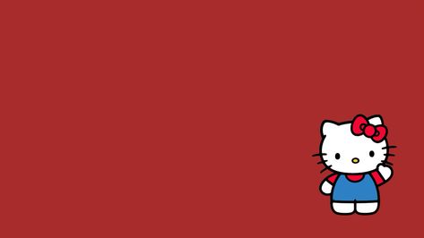 😼 Red Hello Kitty Banner, Hello Kitty Wallpaper For Pc, School Homework, Hello Kitty Aesthetic, Kitty Wallpaper, Red Wallpaper, Laptop Wallpaper, Computer Wallpaper, Hello Kitty Wallpaper