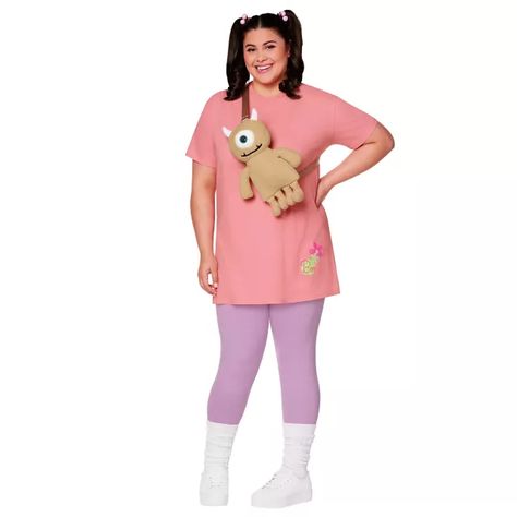 Cute Plus Size Halloween Costumes Diy, Easy Plus Size Halloween Costumes Diy, Plus Size Halloween Costume Ideas Diy, Boo Monsters Inc Costume, Plus Size Halloween Costume Ideas, Boo Halloween Costume, Halloween Costumes Plus Size, Boo Costume, Plus Size Costume