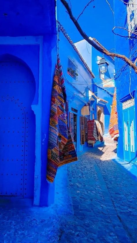 Morroco Chefchaouen, Chefchaouen Morocco Aesthetic, Morroco Aesthetic, Blue City Morocco, Moroccan Wallpaper, Morocco Aesthetic, Chefchaouen Morocco, Wallpaper City, Moroccan Aesthetic