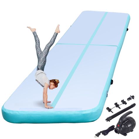 Inflatable tumbling mat Cheer Mats, Tumble Track, Parkour Training, Tumbling Mat, Tumbling Gymnastics, Tumble Mats, Gymnastics Equipment, Air Track, Ergonomic Baby Carrier