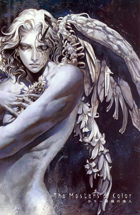 Ayami Kojima - Castlevania Art Mort, Ayami Kojima, Art Noir, Soyut Sanat Tabloları, 다크 판타지, Gambar Figur, Arte Obscura, Art Et Illustration, Wow Art