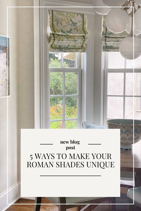 At Lilu, we love roman shades as a practical and stylish window covering that's somewhere between a blind and a drape. If you're looking for ways to set your shades apart, keep reading! #romanshades #interiordesign #windowtreatments #shades #decor #interiordecorating #windowideas #drapes #curtains #interiordesignideas Sheer Roman Shades, Cream Photo, Custom Roman Shades, Interior Design Advice, Window Covering, Custom Window Treatments, Custom Cabinets, Remodeling Projects, Making Room