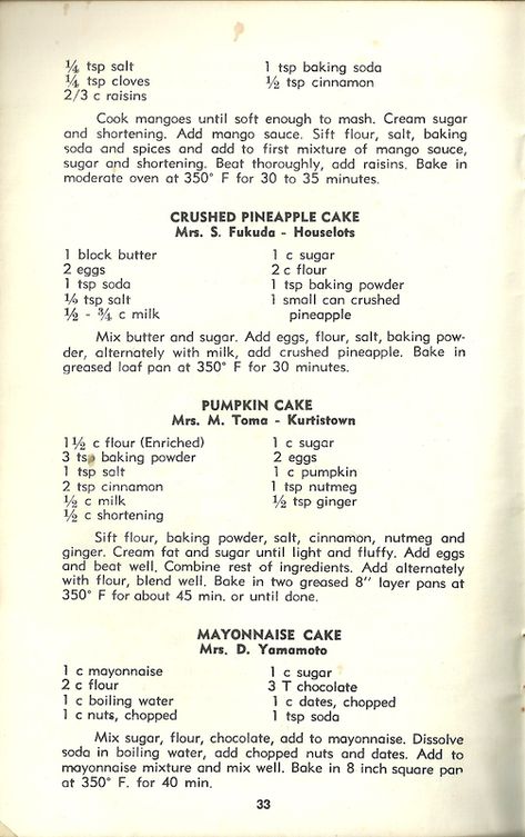 Crushed Pineapple Cake, Islander Food, Pineapple Pound Cake, Easy Pineapple Cake, Cakes Unique, Mayonnaise Cake, Recipe Paper, Cake Homemade, Heirloom Recipes