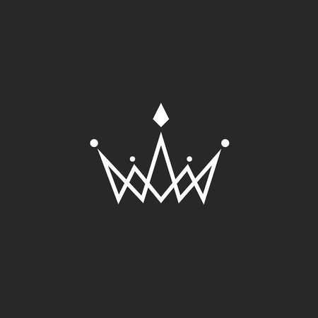 Royal Symbols Logos Design, Crown Symbol Logo, Logo Designs Ideas, Cool Symbols Design, Crown Logo Design Ideas, Black And White Symbols, La Logo Design, Crown Logos, Royal Logo Design