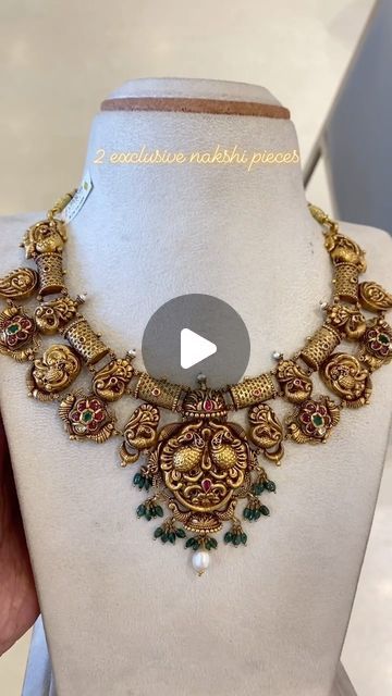 Sanghvi Jewellery Mall on Instagram: "Deep Nakshi necklace’s weighing around 70-75 grams. 

We deliver our products with the finest of craftsmanship at most reasonable prices 💯

Whatsapp: 720-798-9191

#yourpersonaljeweller #nakshijewellery #vizag #visakhapatnam #bridaljewellery #916gold" Nakshi Necklace, Nakshi Jewellery, Visakhapatnam, Bridal Jewelry, On Instagram, Quick Saves, Instagram