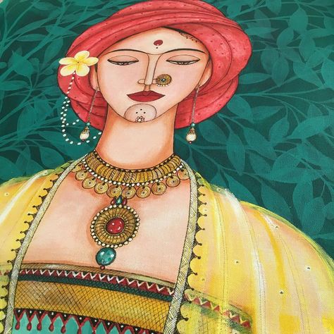 And here comes another champa girl. 18x20 inch, Acrylic on canvas #nofilter #indianbride #art #instagram Painting By Mona Biswarupa Mohanty Mona Biswarupa Paintings, Lord Painting, Instagram Painting, Art Instagram, Here Comes, Acrylic Paintings, Fabric Painting, Indian Art, Indian Bride