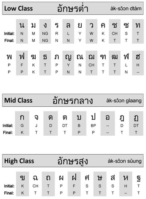 Thai Consonants, Thai Phrases, Thailand Language, Thai Alphabet, Learn Thai Language, Materi Bahasa Jepang, Thai Words, Learn Thai, Learning Languages Tips