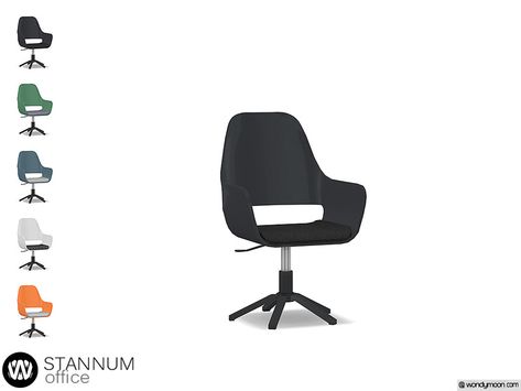 wondymoon's Stannum Desk Chair Sims 4 Cc Chair Desk, Sims 4 Cc Office Chair, Sims 4 Desk Chair Cc, Ts4 Desk Cc, Sims 4 Desk Chair, Wondymoon Sims 4 Cc, Sims 4 Desk Cc, Sim4 Furniture, Sims 4 Cc Best