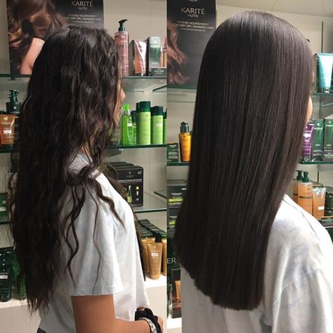 Japanese Hair Straightening, Before And After Transformation, Japanese Hair, Hair Straightening, Glow Up?, Summer Hairstyles, Hair Goals, Hair Inspo, Hair Straightener