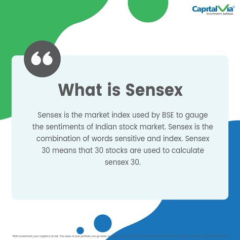 Do you know what is #sensex? the basics information about share market terminology let's enhance our knowledge Keep learning, start investing with #CapitalVia #investoreducation #investment #learning #learneveryday #nifty #information #details #investing #marketanalysis #analysis #tools #knowmore #knowledge #stockmarket #investmentadvisor #vocabulary #wordoftheday Igcse English, Financial Literacy Lessons, Keep Learning, Literacy Lessons, Financial Life Hacks, Basic Knowledge, Investment Advisor, Accounting And Finance, Start Investing