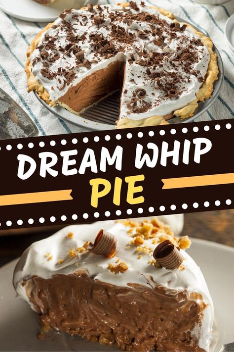 This incredible Dream Whip pie comes right off the package, so you know it’s a guaranteed winner! With just 3 ingredients, this no-bake pie will have dessert on the table in a jiffy. Dream Whip Pie, Dream Pie Recipe, Whip Recipes, Dream Pie, Cool Whip Pies, Icebox Desserts, Work Recipes, Fall Goodies, Dream Whip