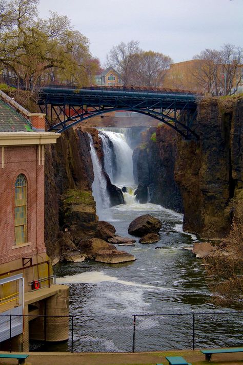 15 beautiful places in New Jersey.  Passaic River Great Falls, Troy Meadows, Parsippany; Seaside Heights; Clinton; Barnegat Lighthouse; The Great Falls; Painted house in Cape May; Allaire State Park; Abandoned farm water tower in Ocean Township; Edgemont Park; Clinton Road, West Milford; Abandoned railway bridge in Springfield; Ocean Grove (middle of NJ); Warrington Plaza clocktower in Hoboken; Paterson New Jersey, Barnegat Lighthouse, Paterson Nj, Most Beautiful Places To Visit, Seaside Heights, Ocean Grove, Bergen County, Garden State, Water Falls