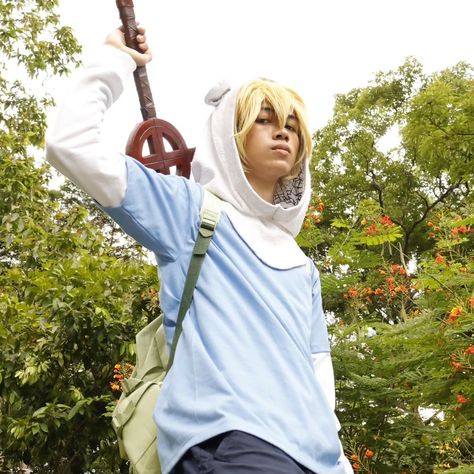 Adventure Time CG⚔️ Finn Cosplay Adventure Time, Finn Adventure Time Cosplay, Finn The Human Cosplay, Finn The Human Costume, Finn Cosplay, Finn Costume, Ice King Adventure Time, Adventure Time Cosplay, Cosplay Inspo