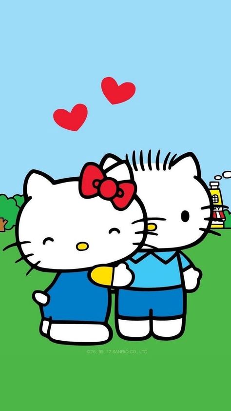 Dear Daniel X Hello Kitty, Hello Kitty With Dear Daniel, Hello Kitty Kissing Daniel, Hello Kitty And Dear Daniel Aesthetic, Hello Kitty With Friends, Hello Kitty Y Daniel, Hello Kitty X Dear Daniel, Dear Daniel Hello Kitty, Daniel And Hello Kitty