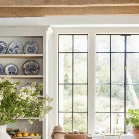 Karen Ray / Home Design & Decor | A kitchen that’s charming and cozy…yes please!💙

@farmhouseliving.ig 
#blueandwhitedecor 
French country kitchen
Cottage kitchen charm... | Instagram Kitchen Design Elegant, Provincial Kitchen, French Rustic Decor, Provincial Decor, French Provincial Decor, Country Cottage Interiors, Kitchen Cottage, Elegant Farmhouse, Kitchen Aesthetics