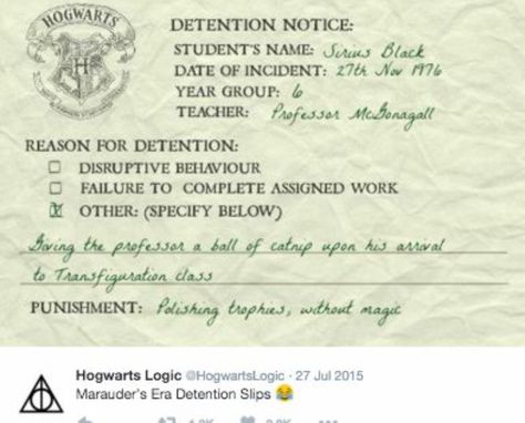 YAASSSS!!!! I CAN IMAGINE MCGONNAGALL TRYING NOT TO LAUGH AND TRYING TO KEEP A STERN ANNOYED FACE!!!!!❤️❤️❤️❤️❤️❤️❤️❤️❤️❤️❤️❤️❤️❤️❤️❤️❤️❤️❤️❤️❤️❤️❤️❤️❤️❤️❤️❤️❤️❤️❤️❤️❤️❤️❤️❤️❤️❤️❤️❤️❤️❤️❤️❤️❤️❤️❤️❤️❤️❤️❤️❤️❤️❤️❤️❤️❤️❤️❤️❤️❤️❤️❤️❤️❤️❤️❤️❤️❤️❤️❤️❤️❤️❤️ Hogwarts Detention Slips, Hogwarts Detention, Detention Slip, Old Harry Potter, Welcome To Hogwarts, Harry Potter Pin, Harry Potter 2, Lily Evans, Harry Potter Marauders