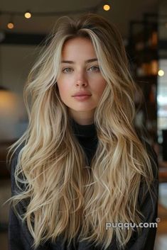 Blonde Hair Long Layers, California Blonde Hair Sun Kissed, Banzai Pipeline, Caramel Blonde Hair, Blonde Hair Transformations, Blonde Hair Inspiration, Long Blonde, Hair Color And Cut, Hair Color Balayage