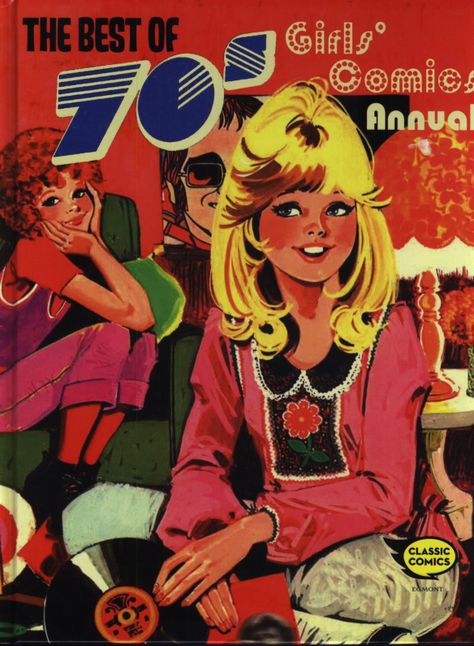 The Best of 70s Girls’ Comics Annual | A Resource on Jinty: Artists, Writers, Stories 70s Girl, Rock N’roll, Hippie Art, Retro Illustration, Vintage Children's Books, Vintage Comics, Quilting Crafts, Up Girl, Vintage Ads