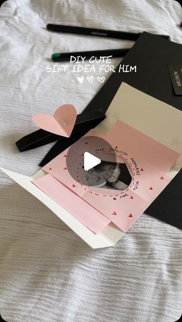 Grishma Bhushan🤍 | cute diy projects & gift ideas on Instagram: "Full tutorial on YouTube LINK IN BIO💞

DIY cute gift using paper & pens <3 save for later🫧

#reels #reelsinstagram #reelitfeelit #reelkarofeelkaro #diy #diyprojects #reelsvideo #diy #diygiftideas #giftideas #aesthetic #ａｅｓｔｈｅｔｉｃ #scrapbook #birthday #l
Cute gift ideas for friends , aesthetic diy , friendship, gift ideas , scrapbook, card , heart ,art , reels , trending , birthdays #lovegram #friendship handmade gifts Diy cute gift idea for your favourite person" Handmade Gifts For Husband Birthday, Diy Valentines Gifts For Boyfriend Creative Craft Ideas, Gift Ideas For Friends Aesthetic, Cute Gift Ideas For Friends, Handmade Gifts For Husband, Diy Valentine Gifts For Boyfriend, Scrapbook Birthday, Aesthetic Scrapbook, Art Reels