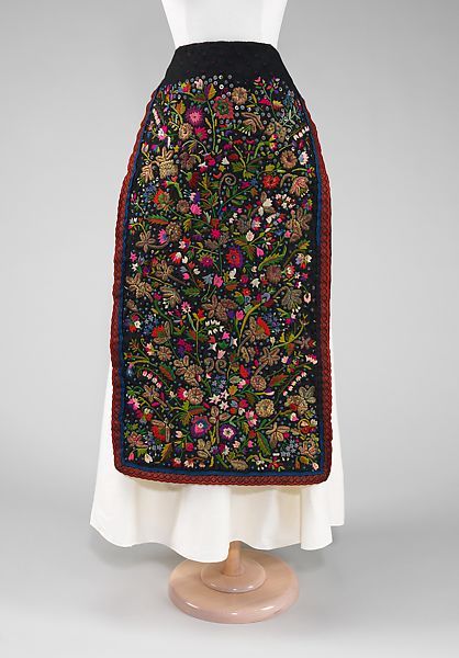 Hungarian Embroidery, Folk Embroidery, Costume Institute, Costume Collection, Folk Costume, Historical Clothing, Chain Stitch, Historical Fashion, Metropolitan Museum Of Art