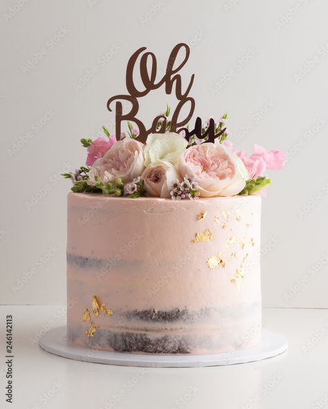 Download Elegant Baby Shower Cake Stock Photo and explore similar images at Adobe Stock. Elegant Baby Shower Cakes, Girl Baby Shower Cake Ideas, Baby Shower Cake For Girls, Baby Shower Girl Cake, Winter Baby Shower Cake, Cheesecake Chocolate Cake, Gold Baby Shower Cake, Girl Baby Shower Cake, Baby Shower Cake Designs