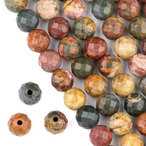 Gemstone Beads & Pendants - Cherry Creek Jasper Beads & Pendants - Cherry Tree Beads Cherry Creek Jasper, Fall Bead, Red Creek Jasper, Black Labradorite, Matte Red, Red Cherry, Large Hole Beads, Red River, Emotional Balance