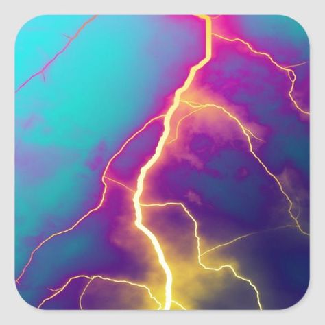 Colorful Lightning, Horror Painting, Neon Art Painting, Spray Paint Artwork, Lightning Art, Light Gifts, Neon Painting, Spray Paint Art, Random Colors