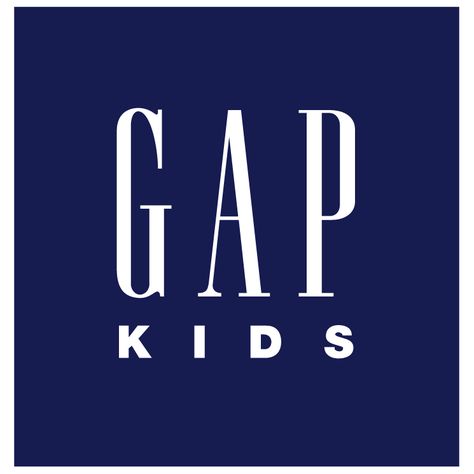 GAP - logotipo. Sport Clips Haircuts, Free Promo Codes, Gap Logo, Kids Vector, Gap Kids, Kids Logo, Free Baby Stuff, Baby Gap, Mug Shots