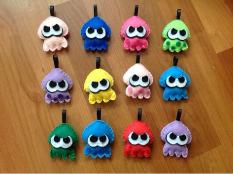 Splatoon Sewing Pattern, Splatoon Crochet Pattern, Halloween Splatoon, Crochet Splatoon, Splatoon Octopus, Splatoon Crafts, Splatoon Plushies, Splatoon Party, Splatoon Squid