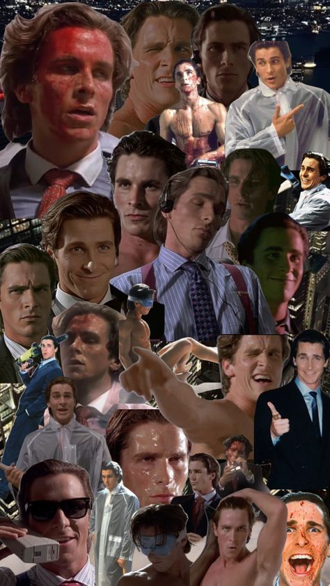 #americanphyco #movies #patrickbateman #patrickbatemanissohot #horror Christen Bale, Pat Bateman, Wallpaper Deco, Chad Image, Huey Lewis, Patrick Bateman, Something In The Way, Motivational Images, The Perfect Girl