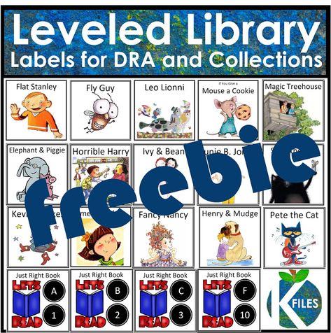 The K Files: Classroom Library Labels: Freebie! Classroom Library Labels Free, Classroom Library Labels, Just Right Books, Book Bin Labels, Library Labels, Read To Self, Book Bins, Class Library, Library Organization