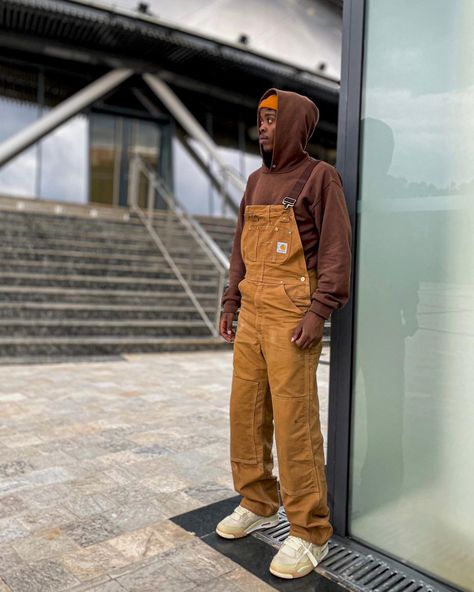 Menswear , streetstyle , Fashion , mensfashion Overall Men Outfits Street Styles, Mens Overalls Outfits Street Styles, Carhartt Overalls Outfit Men, Overall Street Style, Dickies Overalls Outfit, Coverall Outfit Women, Mens Overalls Outfits, Carhartt Overalls Outfit, Overalls Outfit Men