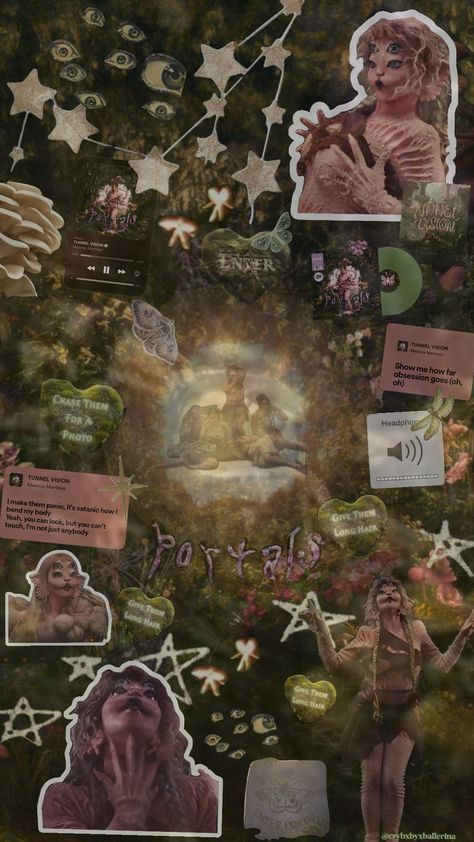 made this for @gigiratz ! I hope u like it!💕 #melaniemartinez #melanieportals #portalsalbum #portalstunnelvision #tunnelvision #trending #trend #viral #fyp Portal Wallpaper, Melanie Martinez Merch, Melanie Martinez Outfits, Jake Weber, Melanie Martinez Drawings, Amazing Halloween Makeup, Heart Iphone Wallpaper, Phone Wallpaper Patterns, Iphone Background Wallpaper